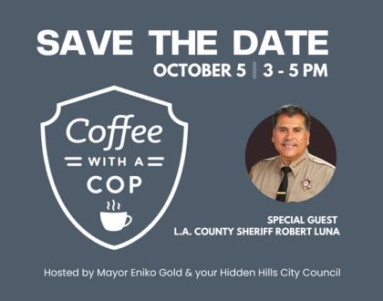 Mark Your Calendar: Coffee with the #1 Cop